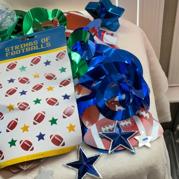 NFL Blue and Silver Star Decorations - Picture 5 of 8